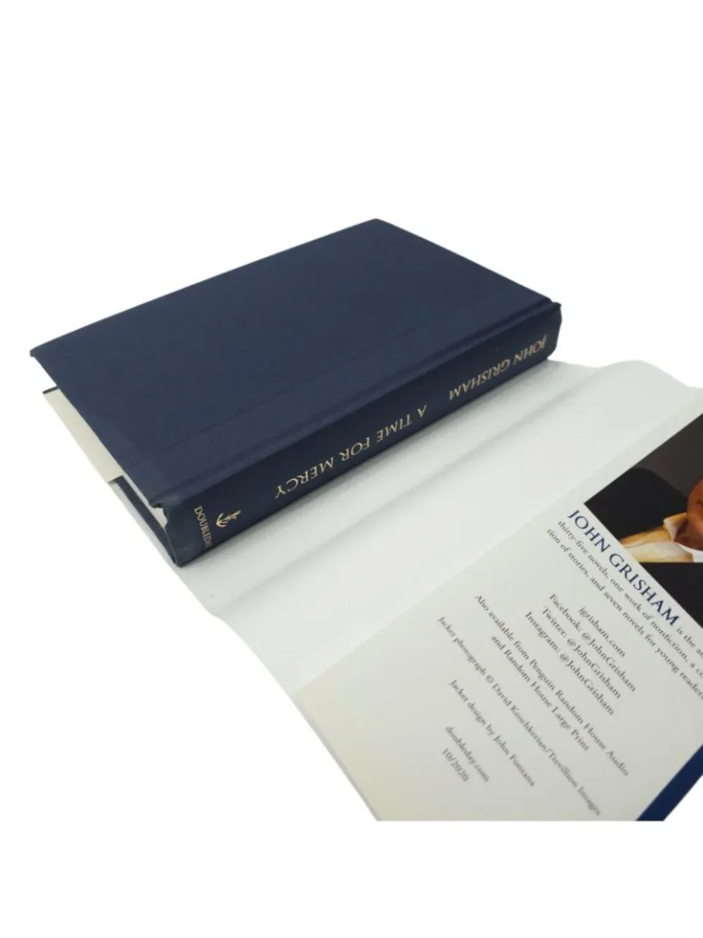John Grisham A Time For Mercy Signed First Edition Hardcover Book Autographed